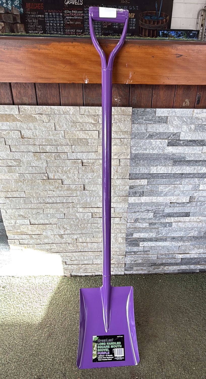 LONG D HANDLE SHOVEL PURPLE