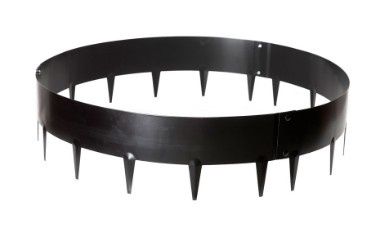 Everedge Garden Ring 600MM Diameter. 125MM Depth Black (2 Packs)