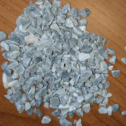 Kashmiri Fossil Grey Natural Pebbles, Size: 5-7mm 20kg bag