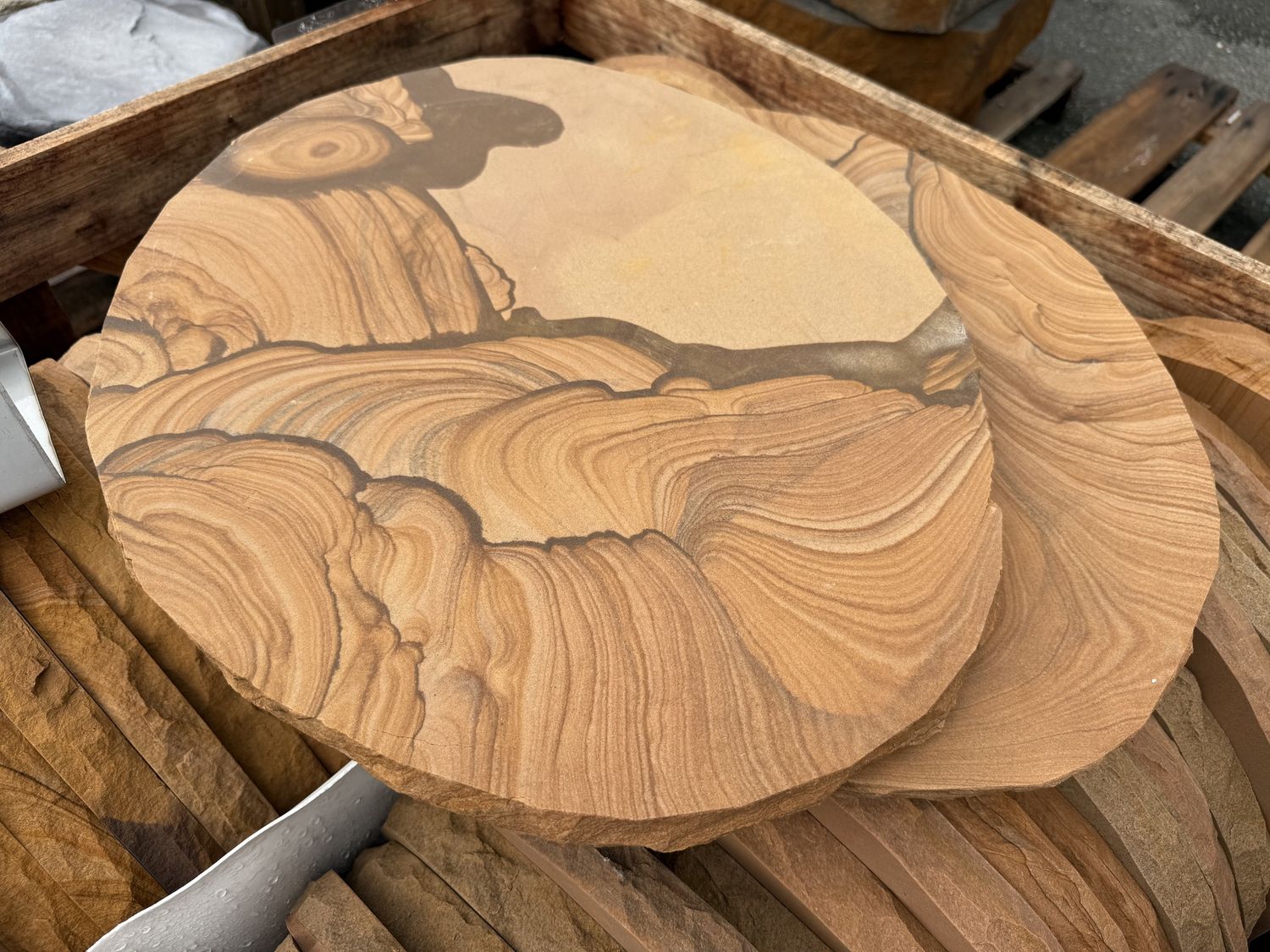 Sandstone Organic Steppers