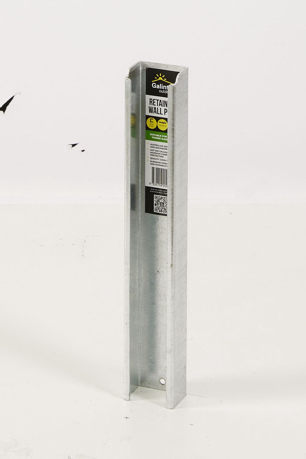 50mm Retaining Wall C Post, Length: 450mm