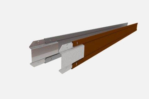 Rigid Garden Edging – ClickConnect, Colour: Weathering Steel, Length: LONG SET 1.8m x 4, Size: 100mm