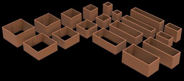 SHAPESCAPER 500mm Modular Box Planter