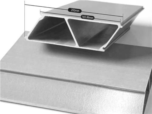 Composite Plain Grey Sleeper, Size: 2m