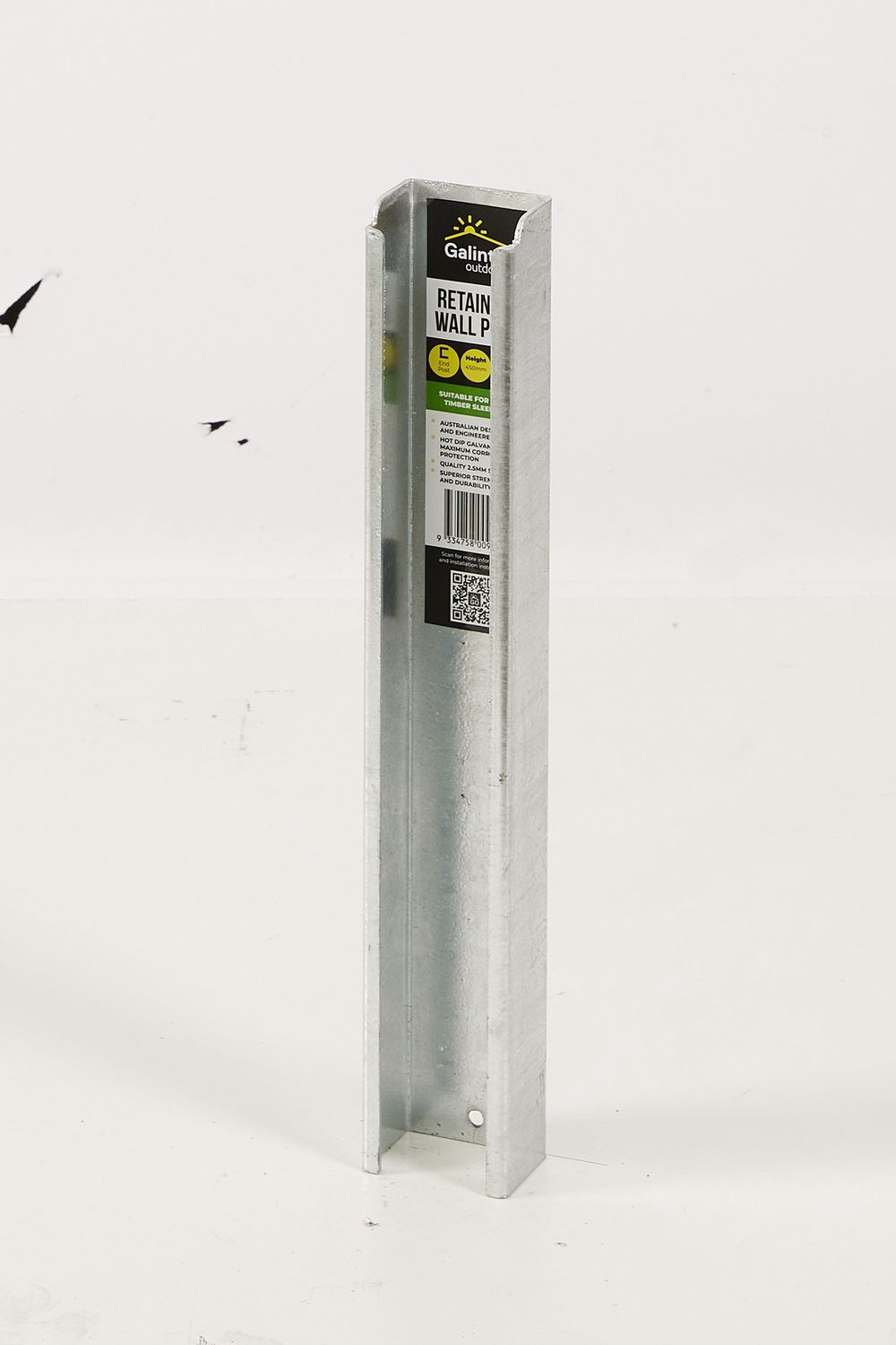 50mm Retaining Wall C Post, Length: 450mm