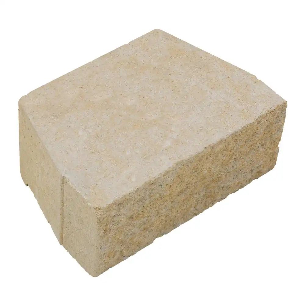 Garden Wall Flush Face Block, Colour: Light Sand