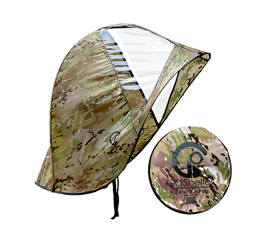 GOShelter Wearable Hands-Free Canopy MultiCam