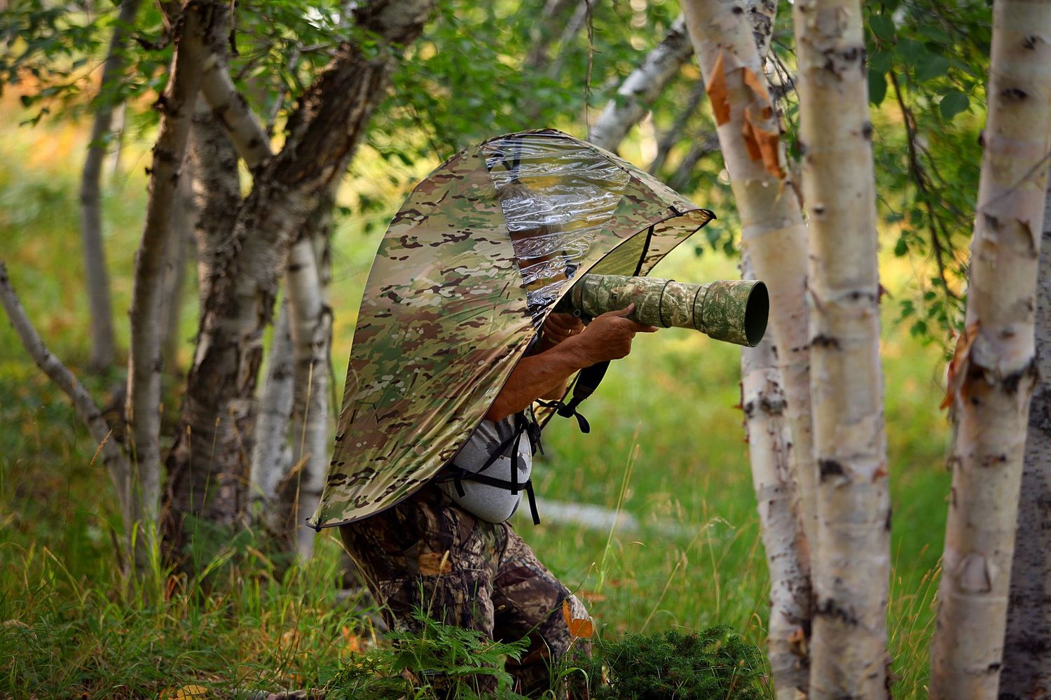 GOShelter Wearable Hands-Free Canopy MultiCam
