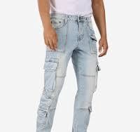 CARGO  POCKET JEANS