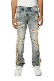 TAPESTRY STACKED JEANS