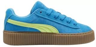 Fenty Creeper, COLOR: Blue/highlighter green, Size: 4