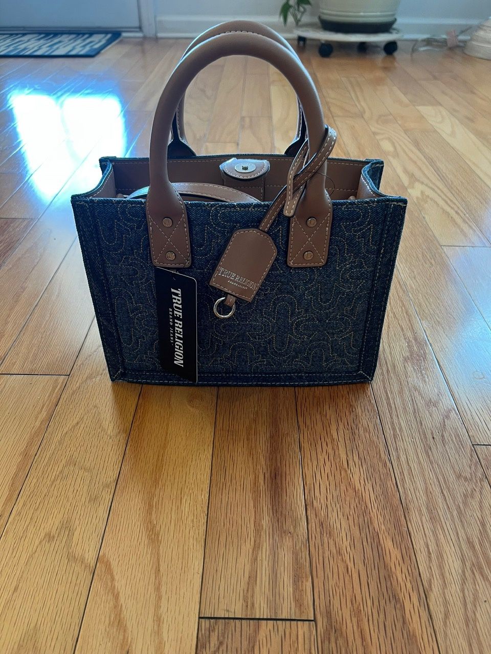 Not ur kid bag, COLOR: Denim blue, Size: Small