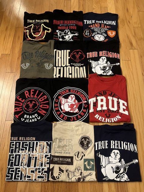 TRUE RELIGION TEE, COLOR: MULTI, Size: S
