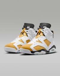 Retro 6, COLOR: White/yellow ochre, Size: 5Y