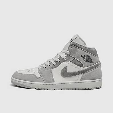 Retro 1 mid (grey), COLOR: Grey/white/grey, Size: 8