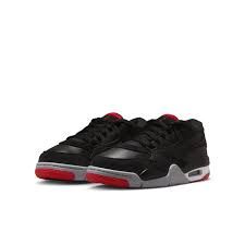 Air Jordan 4 RM (GS), COLOR: Black/red/white, Size: 7Y