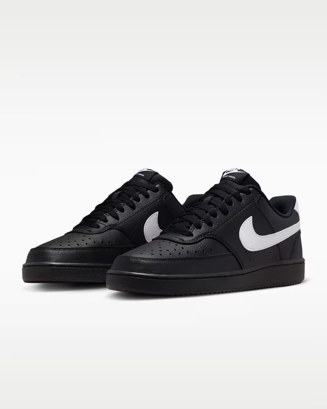 Court vision low, COLOR: Black/white/black, Size: 8