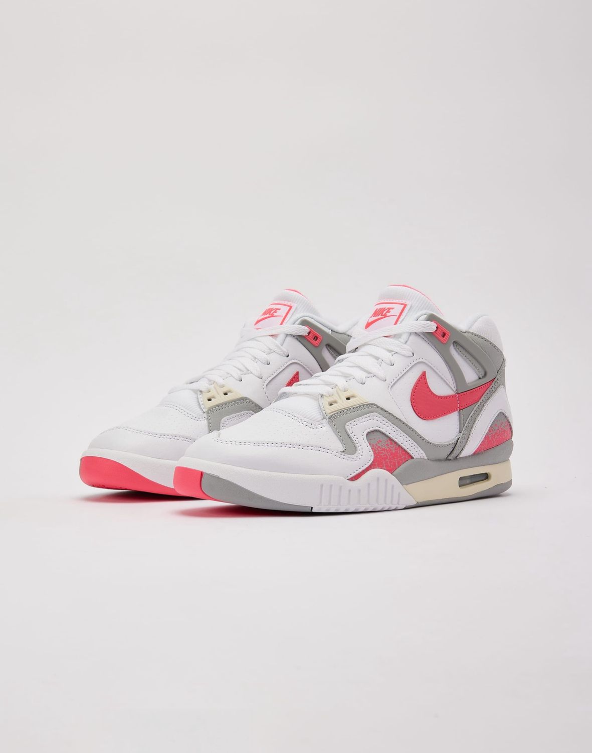 Air Tech Challenge 2, COLOR: White/light smoke grey/racer pink, Size: 8