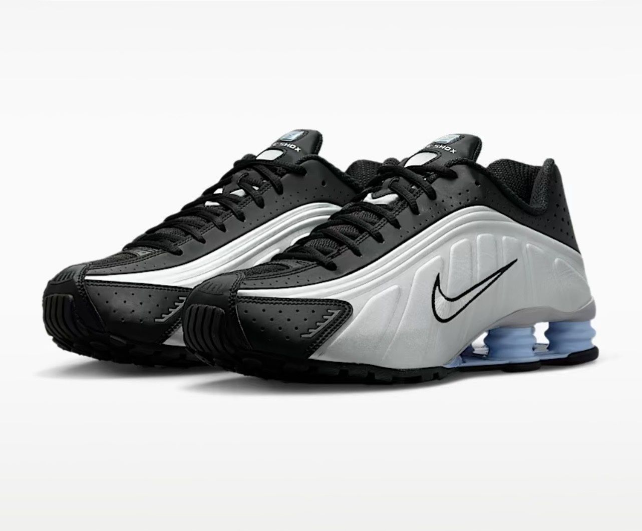 Nike shox Men, COLOR: Black/blue/white, Size: 8