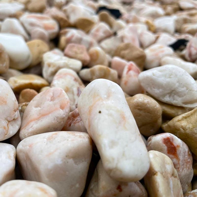 Peach Pebbles 20-30mm