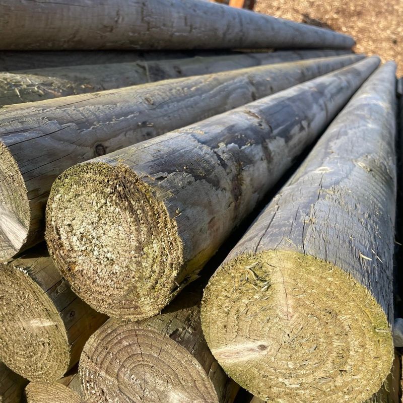 12' x 4" Pony Poles