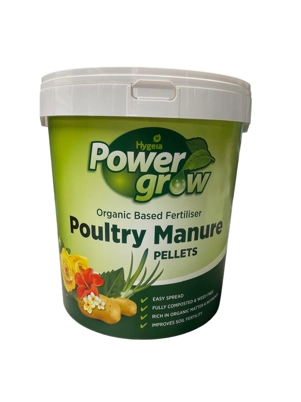 Power Grow Poultry Manure Pellets - Hygeia 10Kg