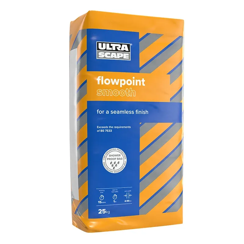 UltraScape Flowpoint Smooth Paving Grout Natural Grey 25kg
