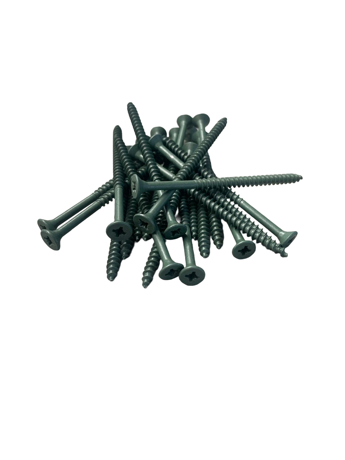Green Ruspert 4.5 x 75mm (100) Decking Screws Green Ruspert 4.5 x 75mm (100) Decking Screws