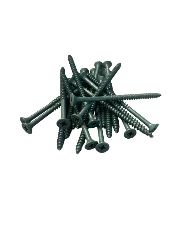 Green Ruspert 4.5 x 75mm (100) Decking Screws