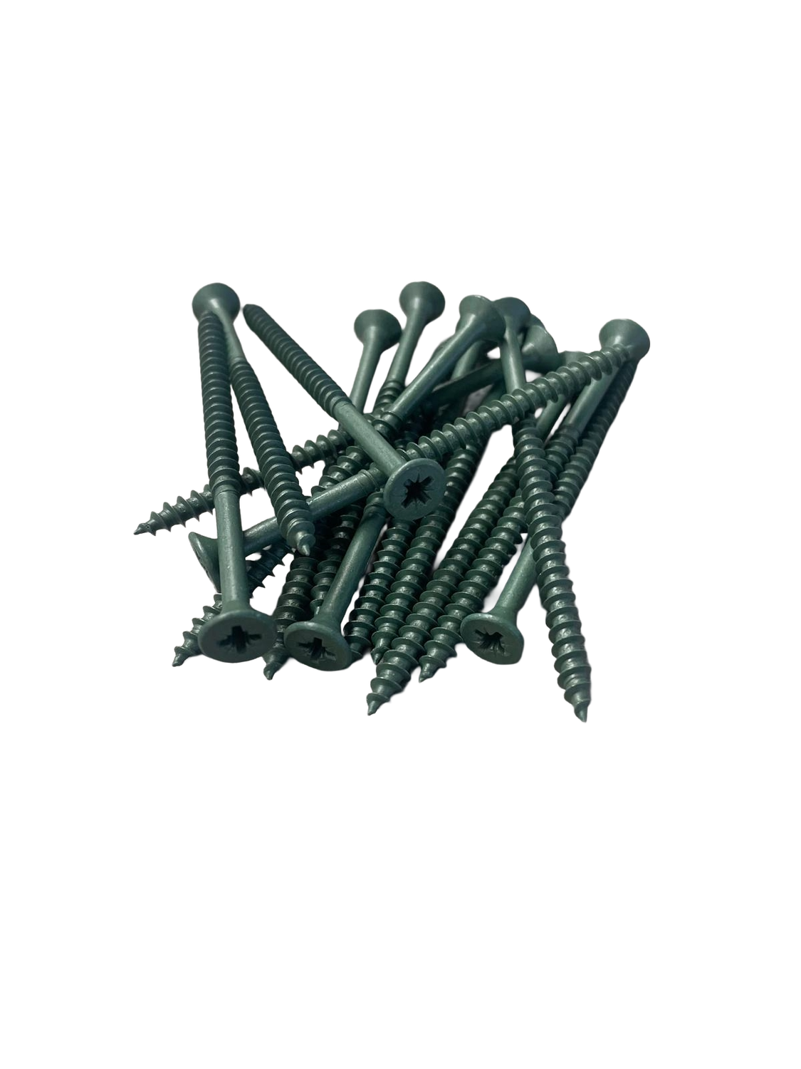 Green Ruspert 5.0 x 80mm (100) Decking Screws Green Ruspert 5.0 x 80mm (100) Decking Screws