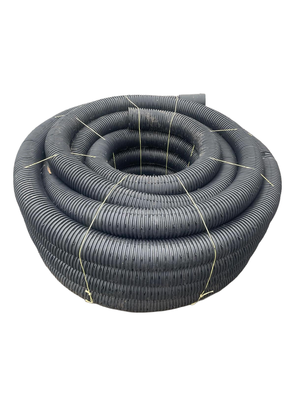 Perforated Land Drain Pipe 100mm Drainage Coil
