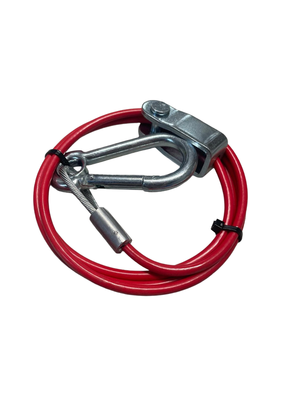 MP502B 1m x 3mm Red PVC Breakaway Cable