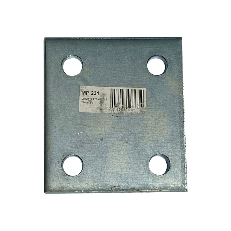 MP231 3″ 77mm 4 Hole Drop Plate