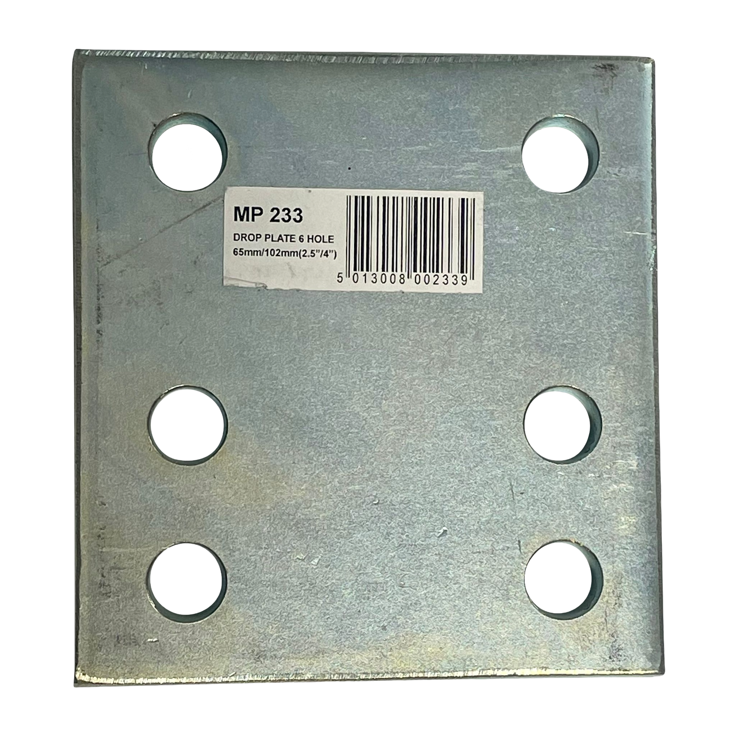 MP233 2.5″/4″ 65-102mm 6 Hole Drop Plate MP233 2.5″/4″ 65-102mm 6 Hole Drop Plate