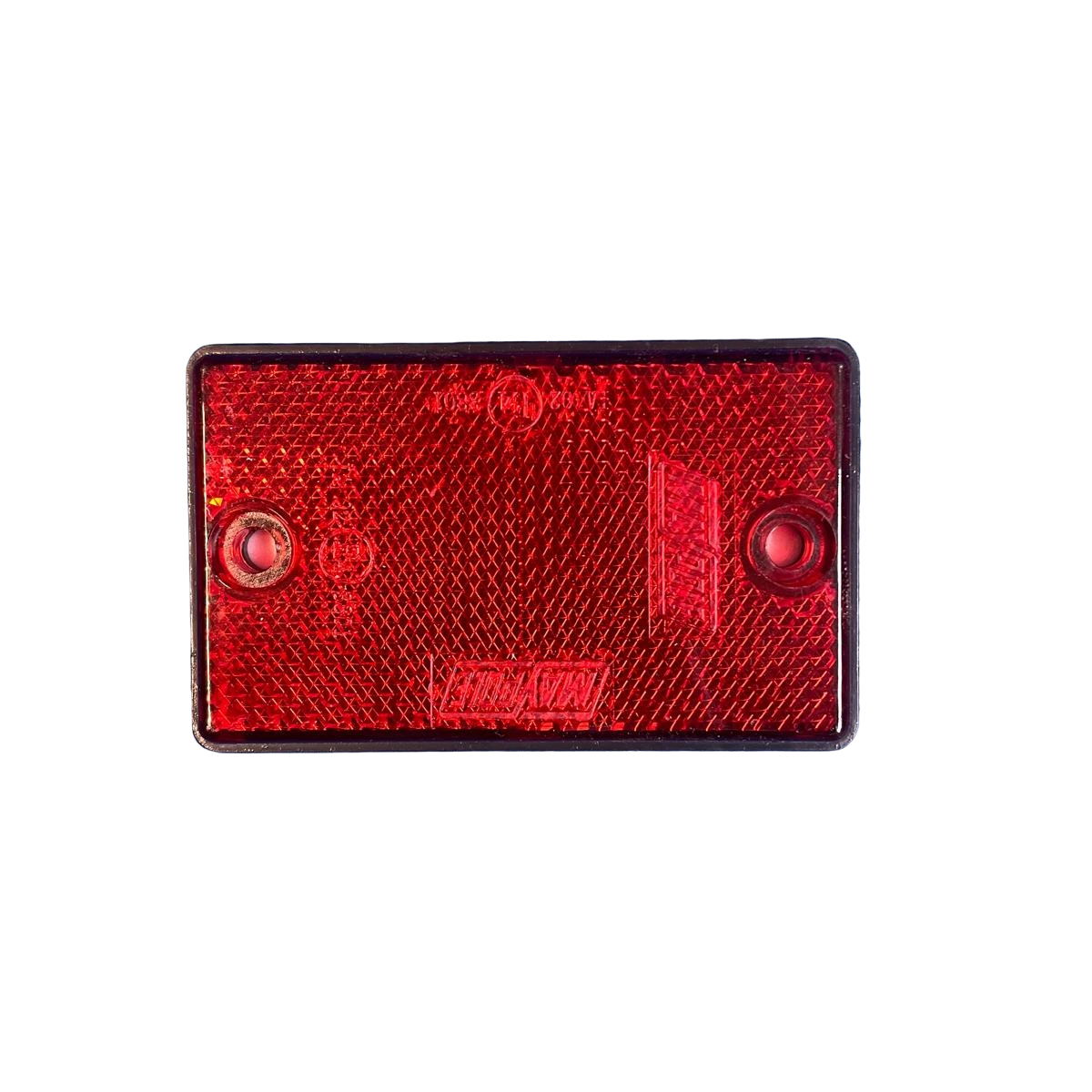 Self Adhesive Red Rear Reflector with Mounting Holes Self Adhesive Red Rear Reflector with Mounting Holes