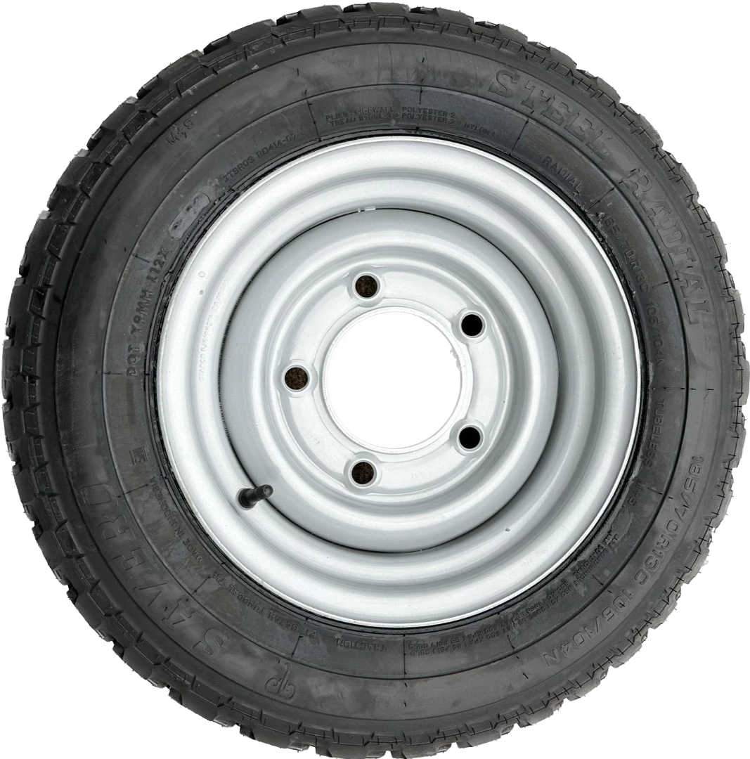 GT Radial Savero 185/70 R13 C Trailer Tyre Wheel 5 Stud 6.5 GT Radial Savero 185/70 R13 C Trailer Tyre Wheel 5 Stud 6.5" PCD