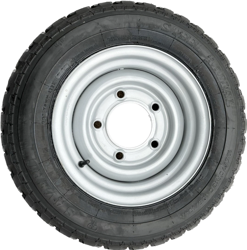 GT Radial Savero 185/70 R13 C Trailer Tyre Wheel 5 Stud 6.5" PCD