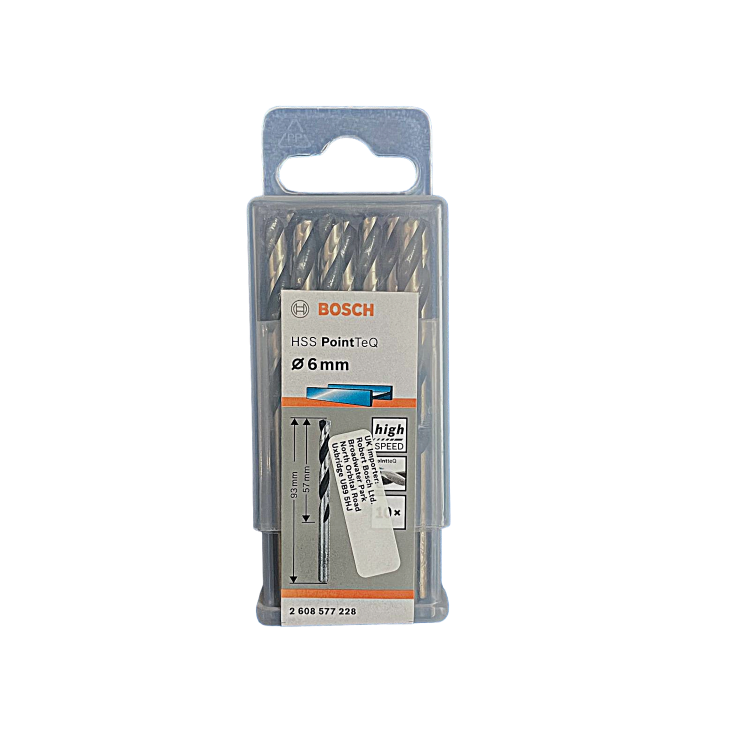 Bosch 6mm HSS Drill Bit (10 Pack) Bosch 6mm HSS Drill Bit (10 Pack)