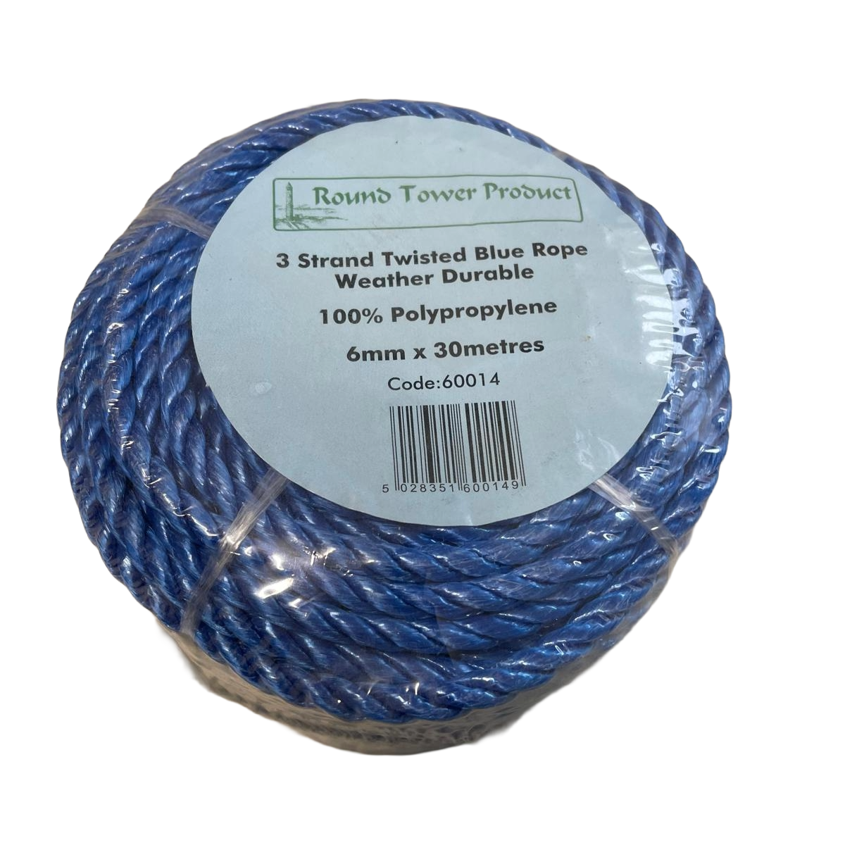 Blue Polypropylene Rope 6mm x 30m Blue Polypropylene Rope 6mm x 30m