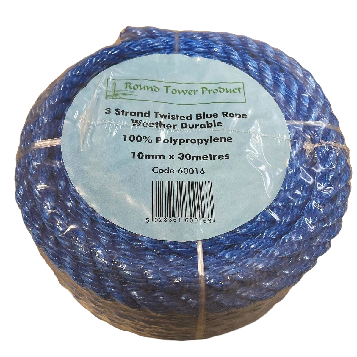 Blue Polypropylene Rope 10mm x 30m Blue Polypropylene Rope 10mm x 30m