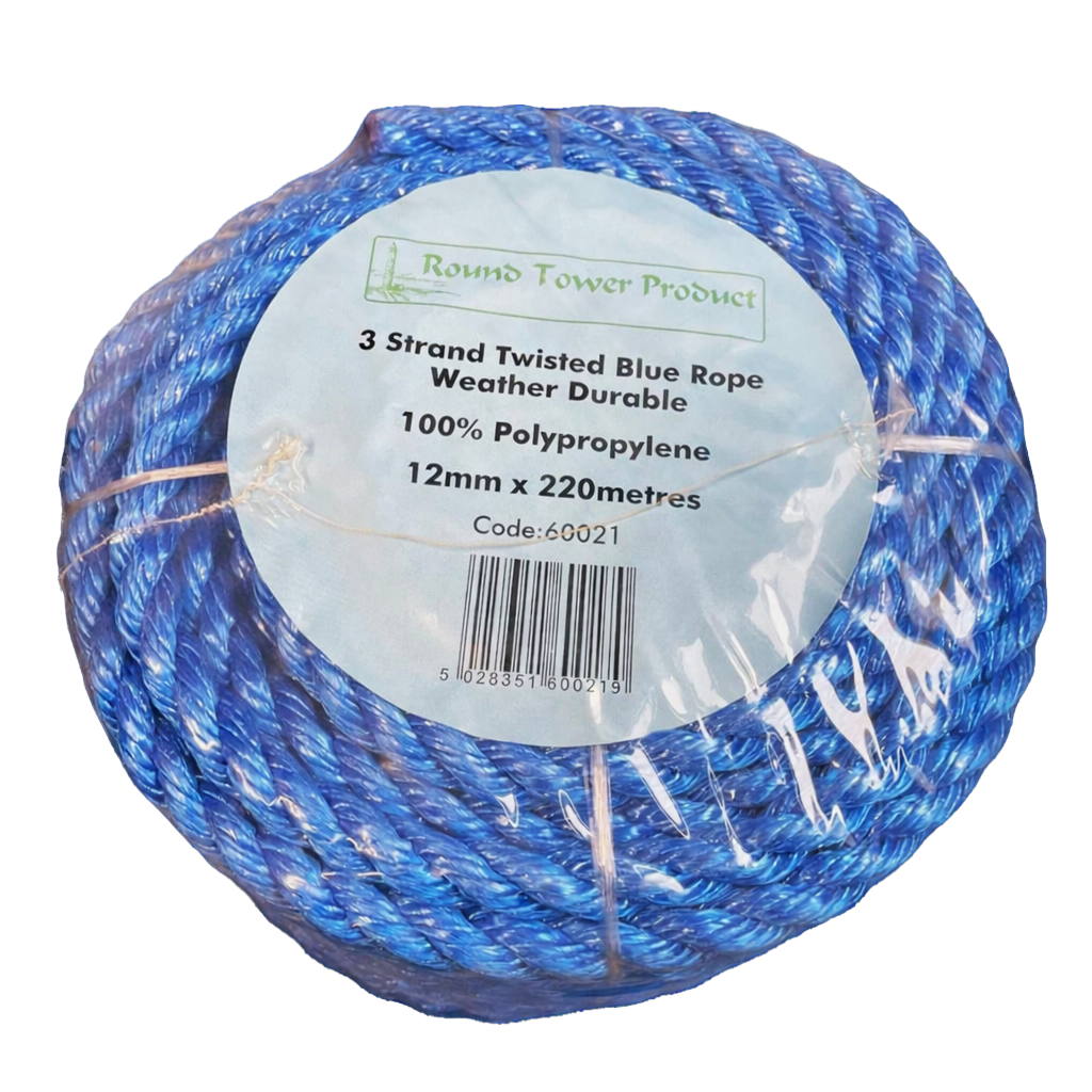 Blue Polypropylene Rope 12mm x 220m Blue Polypropylene Rope 12mm x 220m