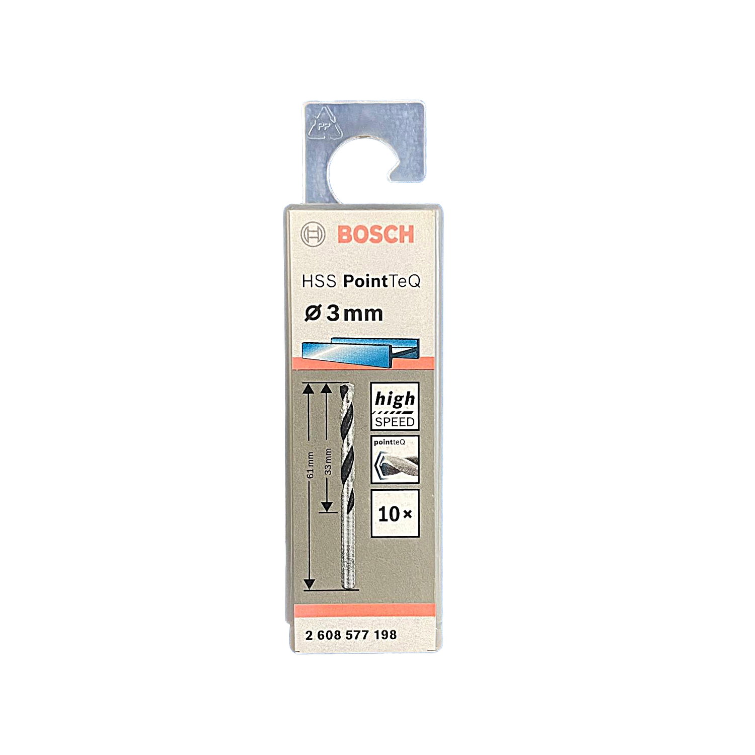 Bosch 3mm HSS Drill (10 Pack) Bosch 3mm HSS Drill (10 Pack)