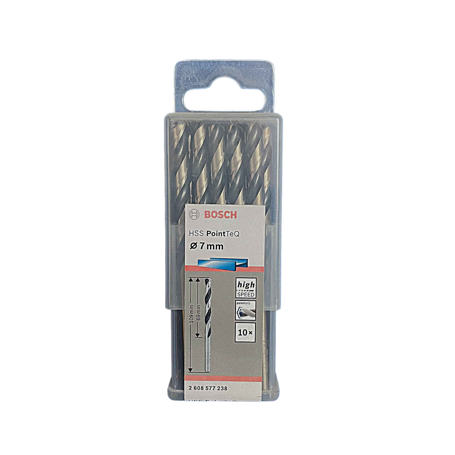 Bosch 7mm HSS Drill Bit (10 Pack) Bosch 7mm HSS Drill Bit (10 Pack)