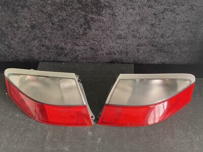 Porsche 996 wide body halo style LED retrofitted OEM taillights