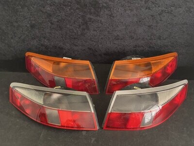 Porsche 996 narrow body halo style LED retrofitted OEM taillights