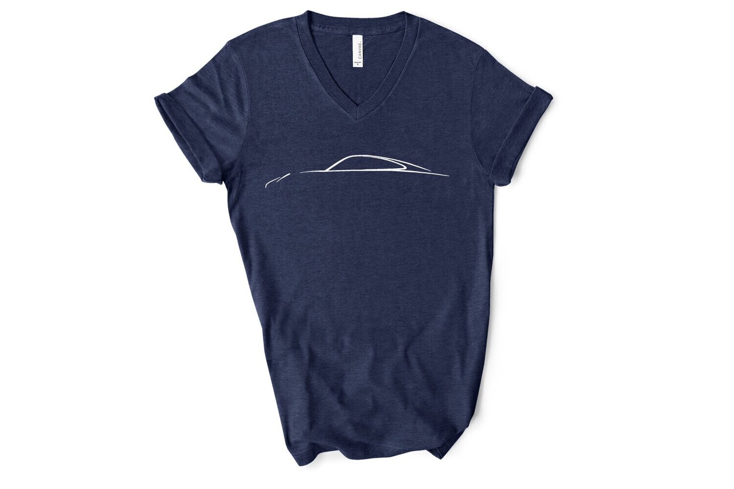 911 Silhouette v neck tshirt