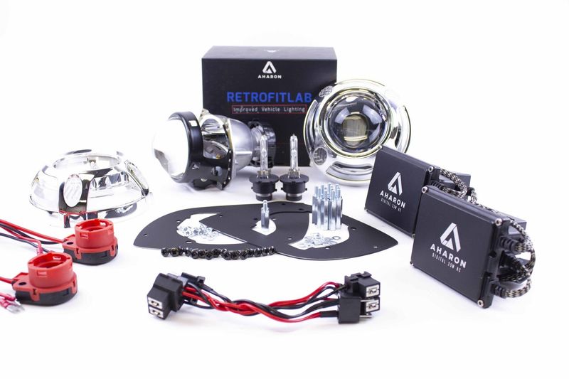 Porsche 996.1 Retrofitlab Projector upgrade kit halogen to Bi-Xenon Porsche 996.1 Retrofitlab Projector upgrade kit halogen to Bi-Xenon