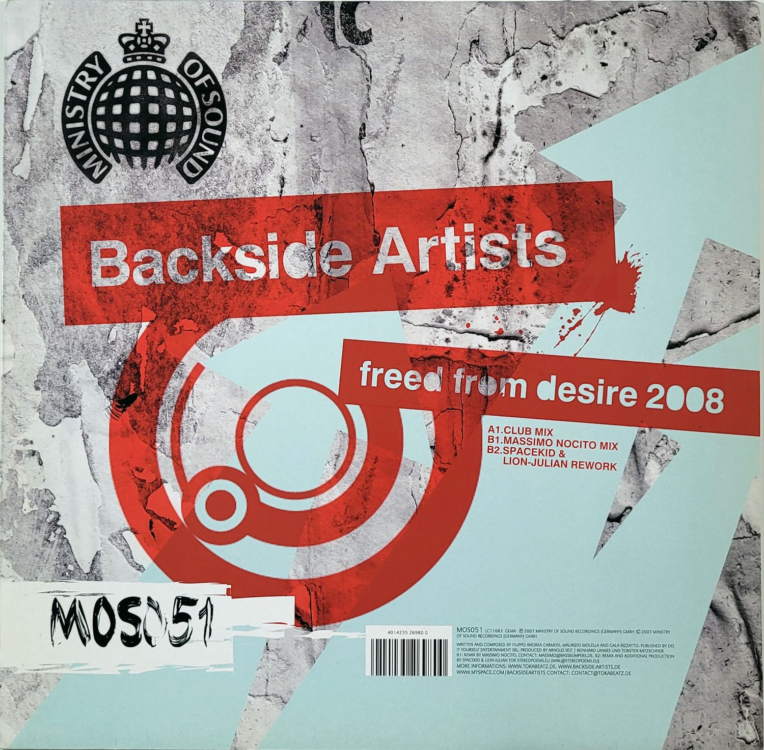 BACKSIDE ARTISTS – FREED FROM DESIRE 2008