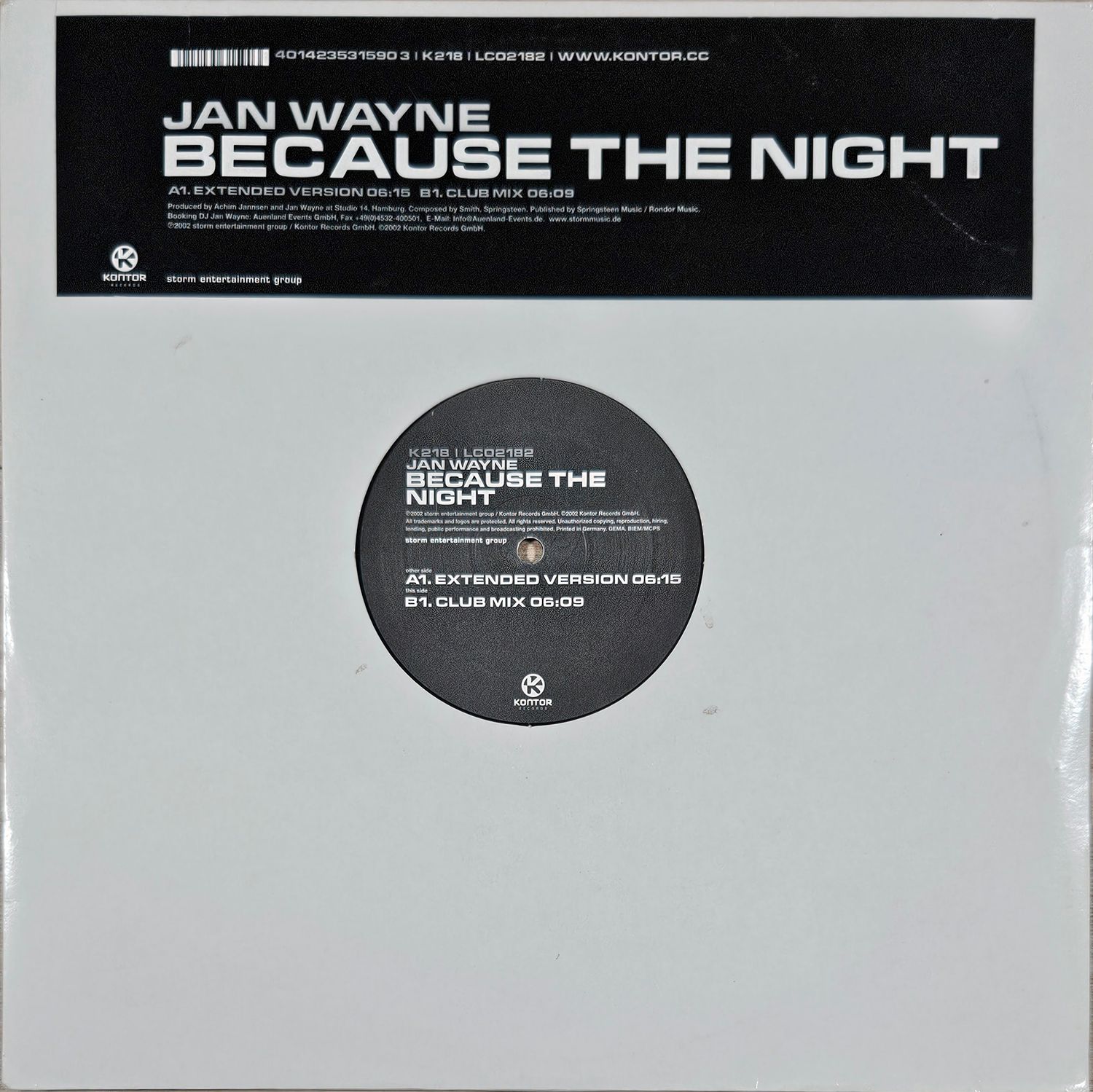 JAN WAYNE – BECAUSE THE NIGHT