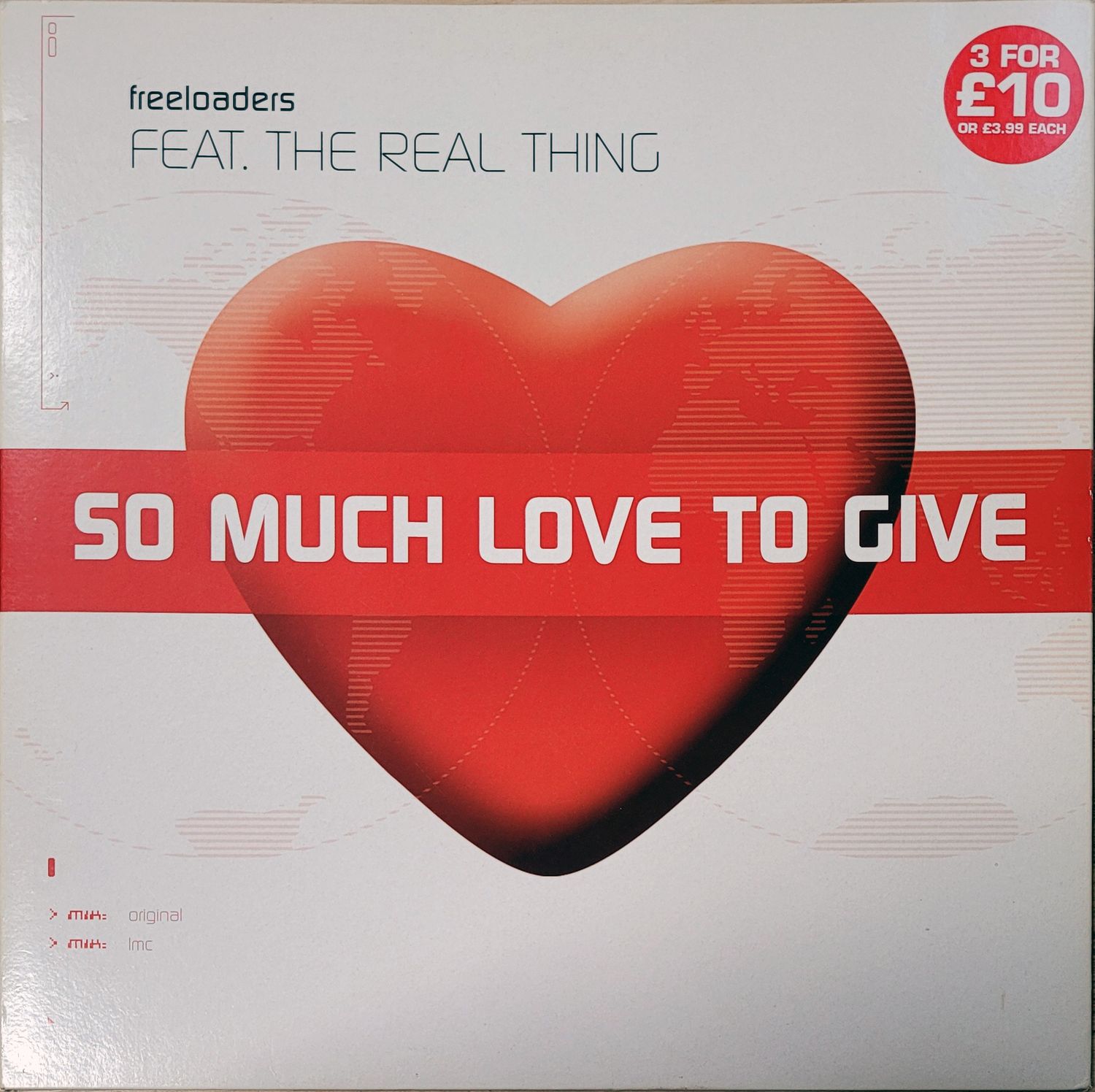 FREELOADERS feat. THE REAL THING – SO MUCH LOVE TO GIVE FREELOADERS feat. THE REAL THING – SO MUCH LOVE TO GIVE